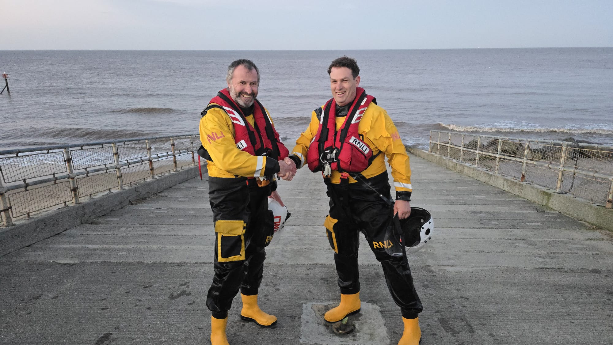 L-R RNLI Assessor, Jon Church