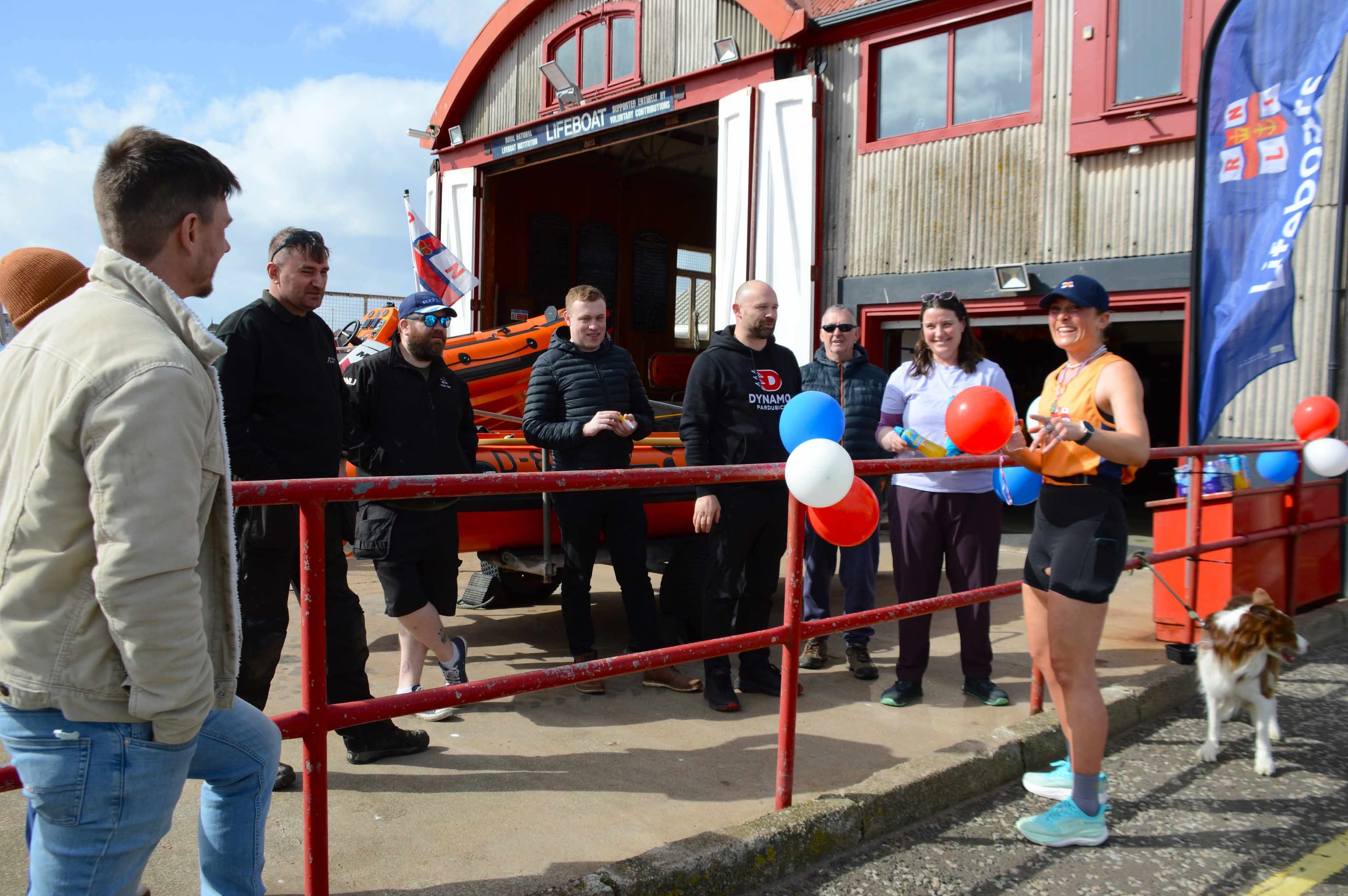 Lara Bird at Arbroath RNLI