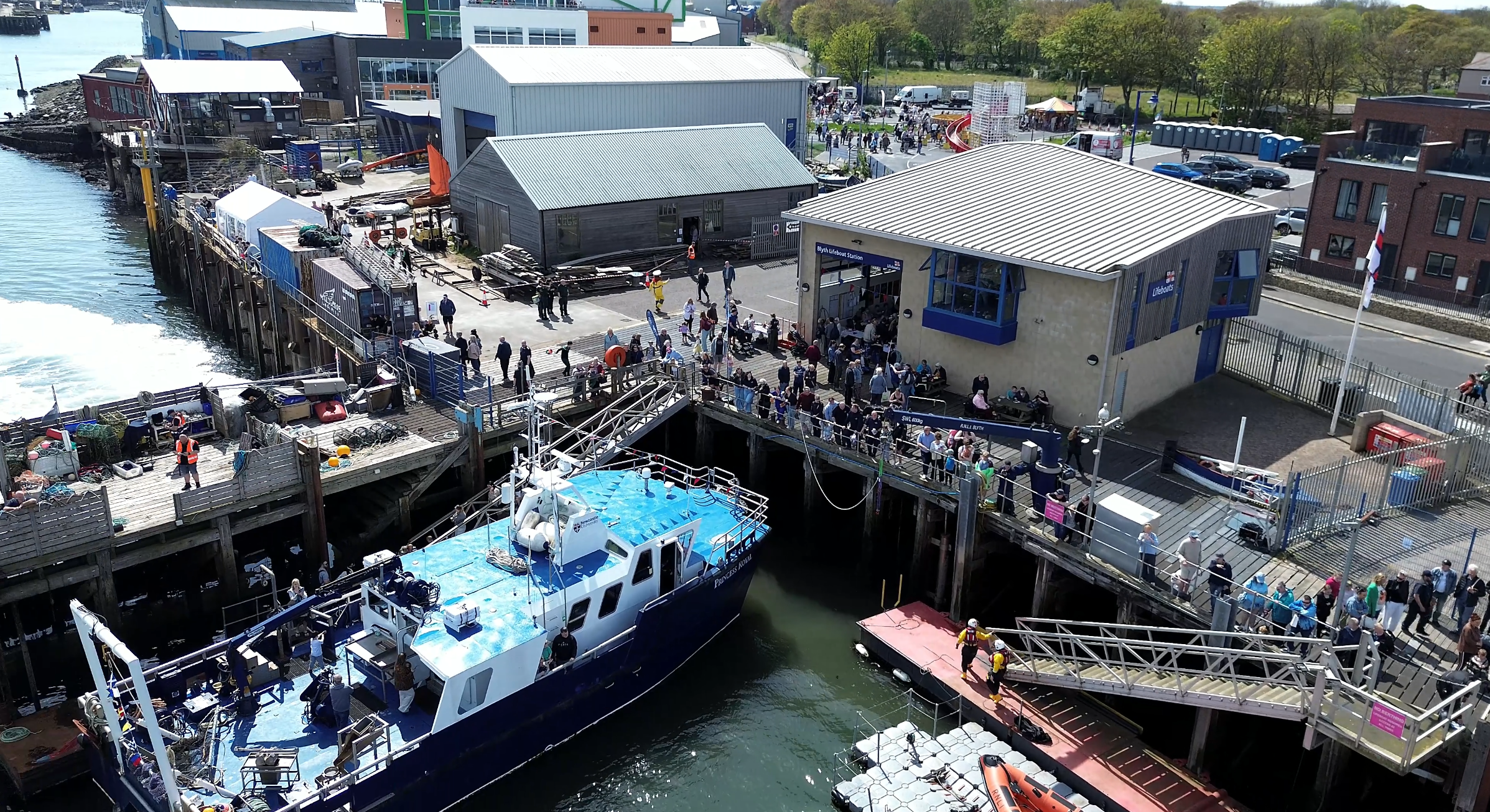 Aerial Photo of Station and Event