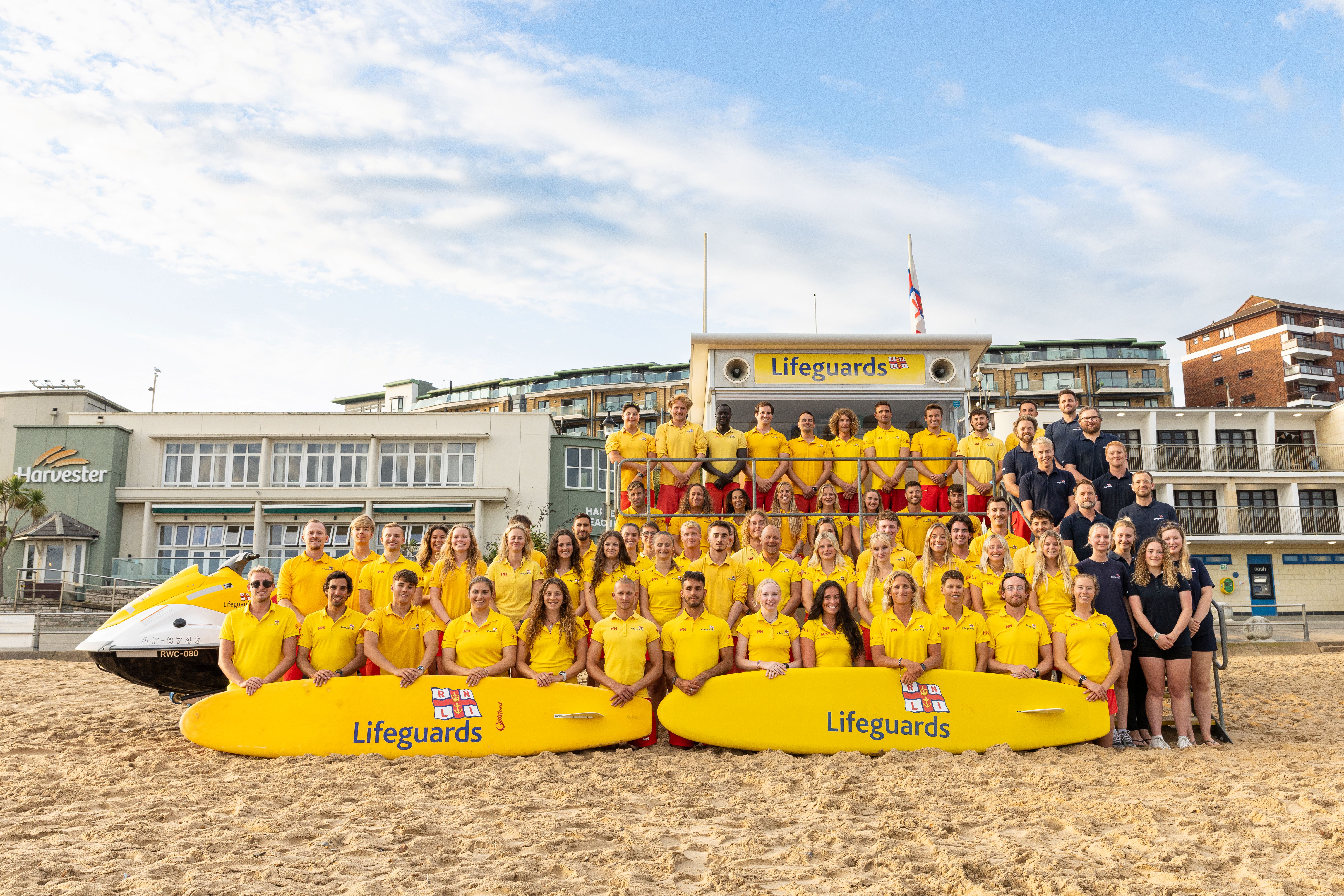 Cow Lifeguards RNLI Lifeguards set for main season at Bournemouth, Christchurch and ...