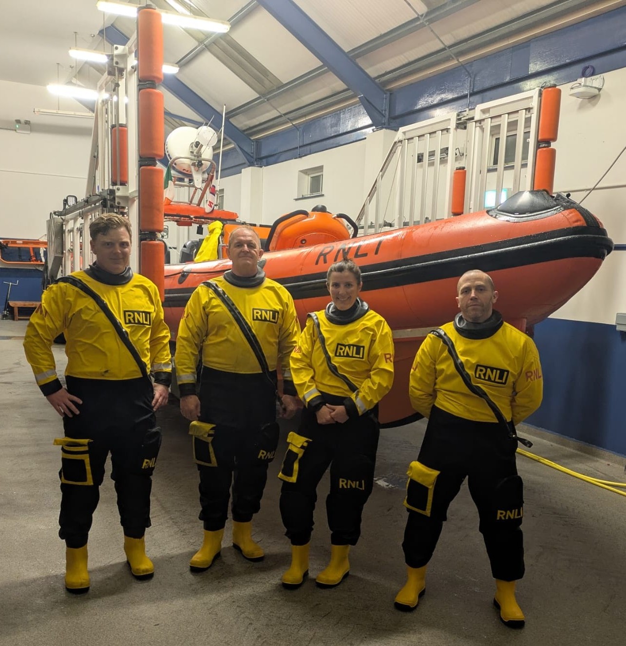 Pictured from L-R are Barry Johnson, Sean Ginnelly, Dawn Lambe and Barry Nixon