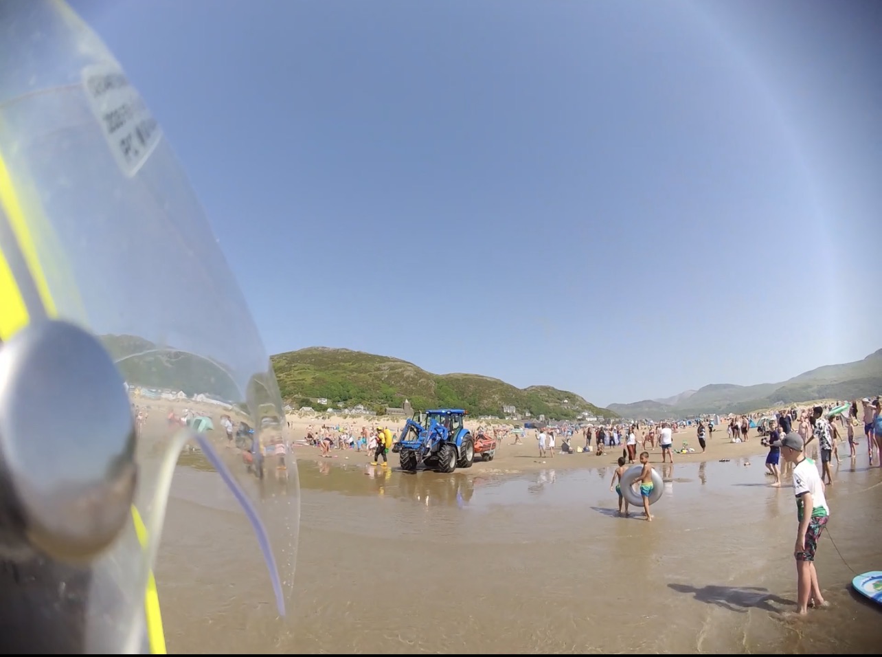 ILB on a busy shoreline 