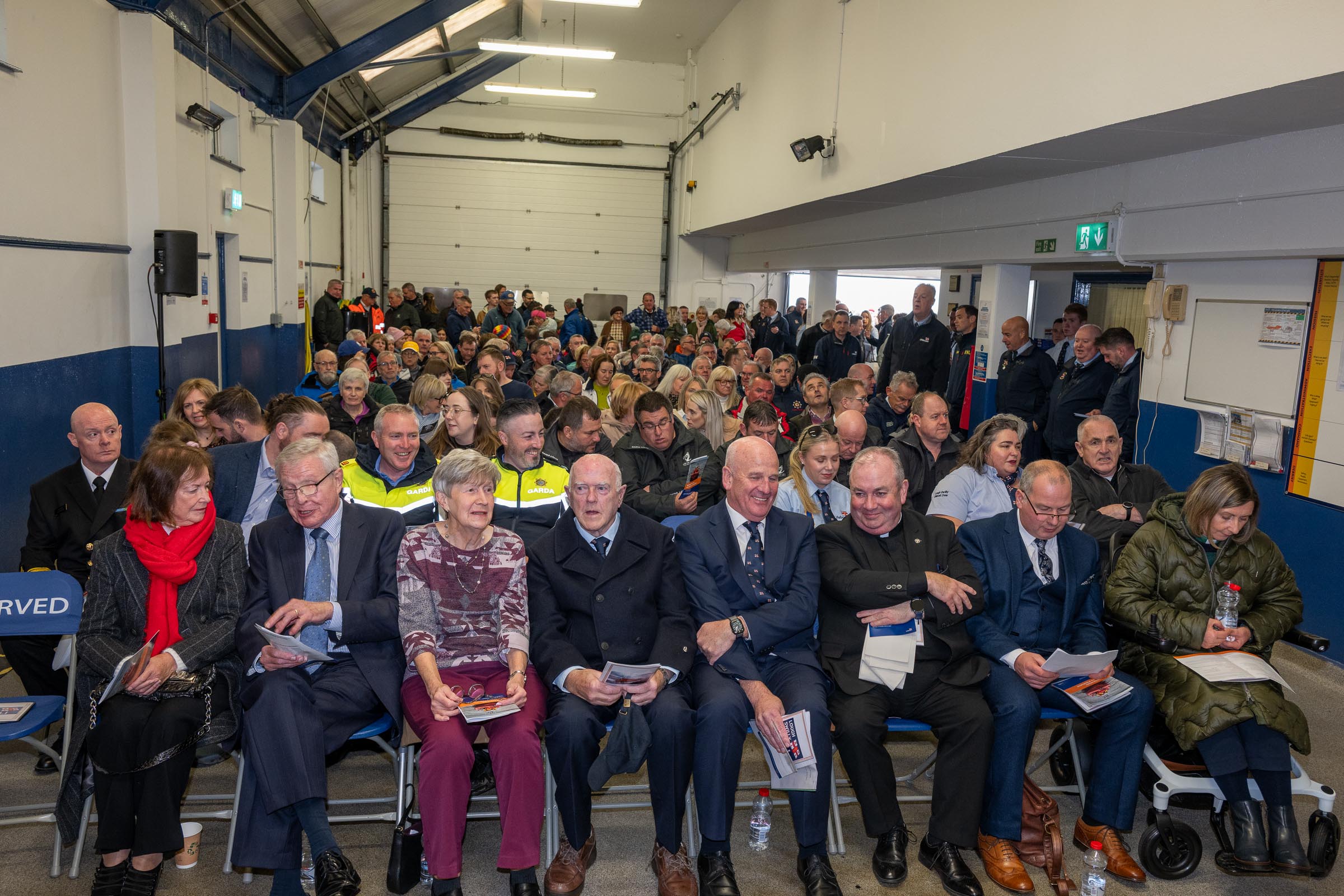 A view of the congregation at the naming ceremony seated