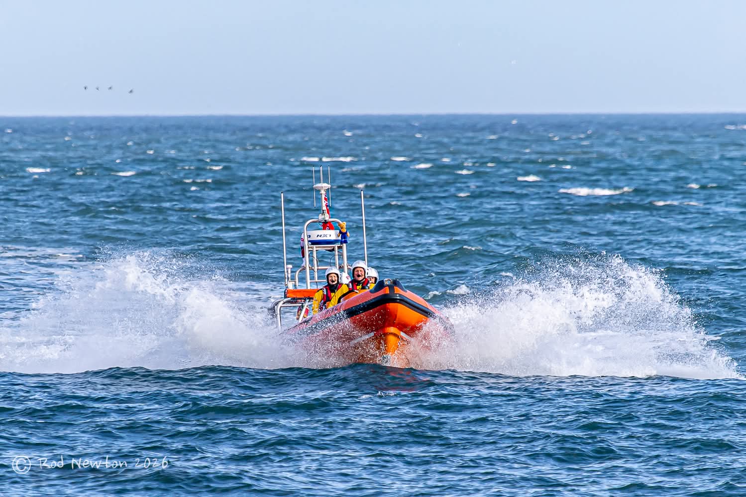 Lifeboat in water 