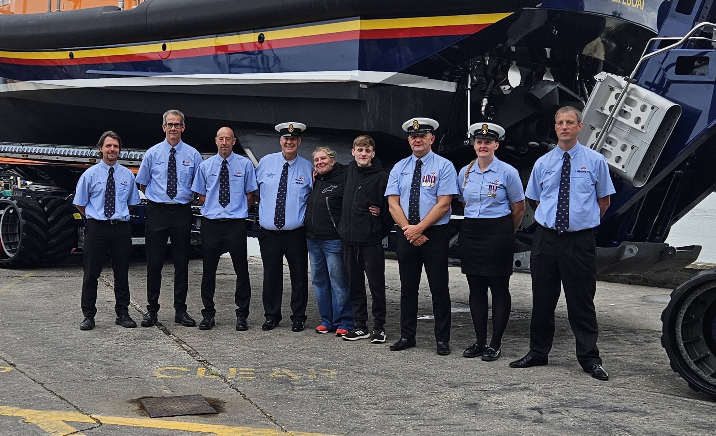 The team commended for their lifesaving medical rescue in 2025