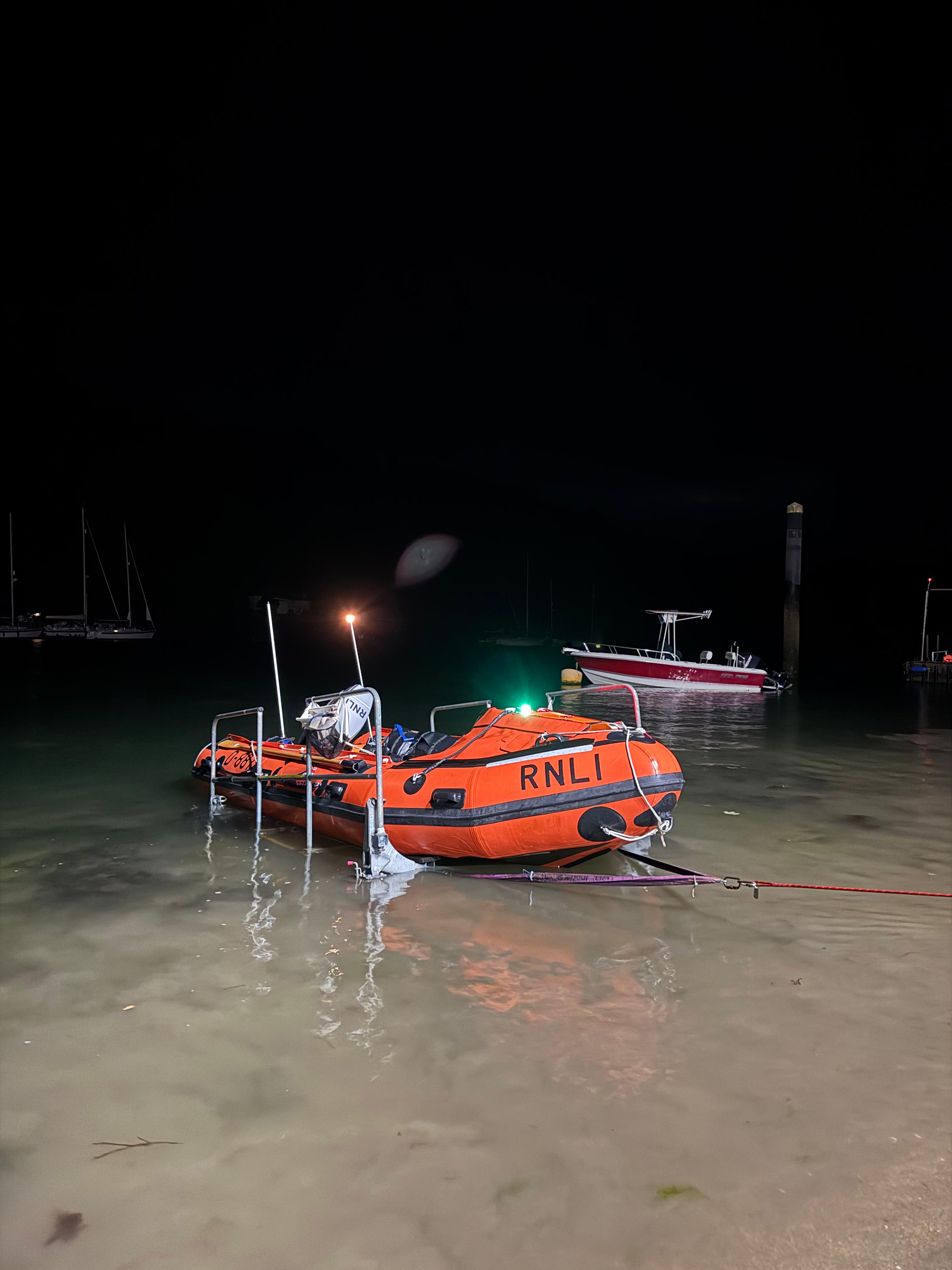 Fowey RNLI volunteers assist in late night search for missing person | RNLI