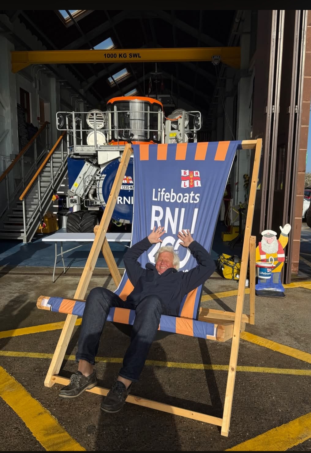 Allen Corlett during the RNLI 200 Celebrations