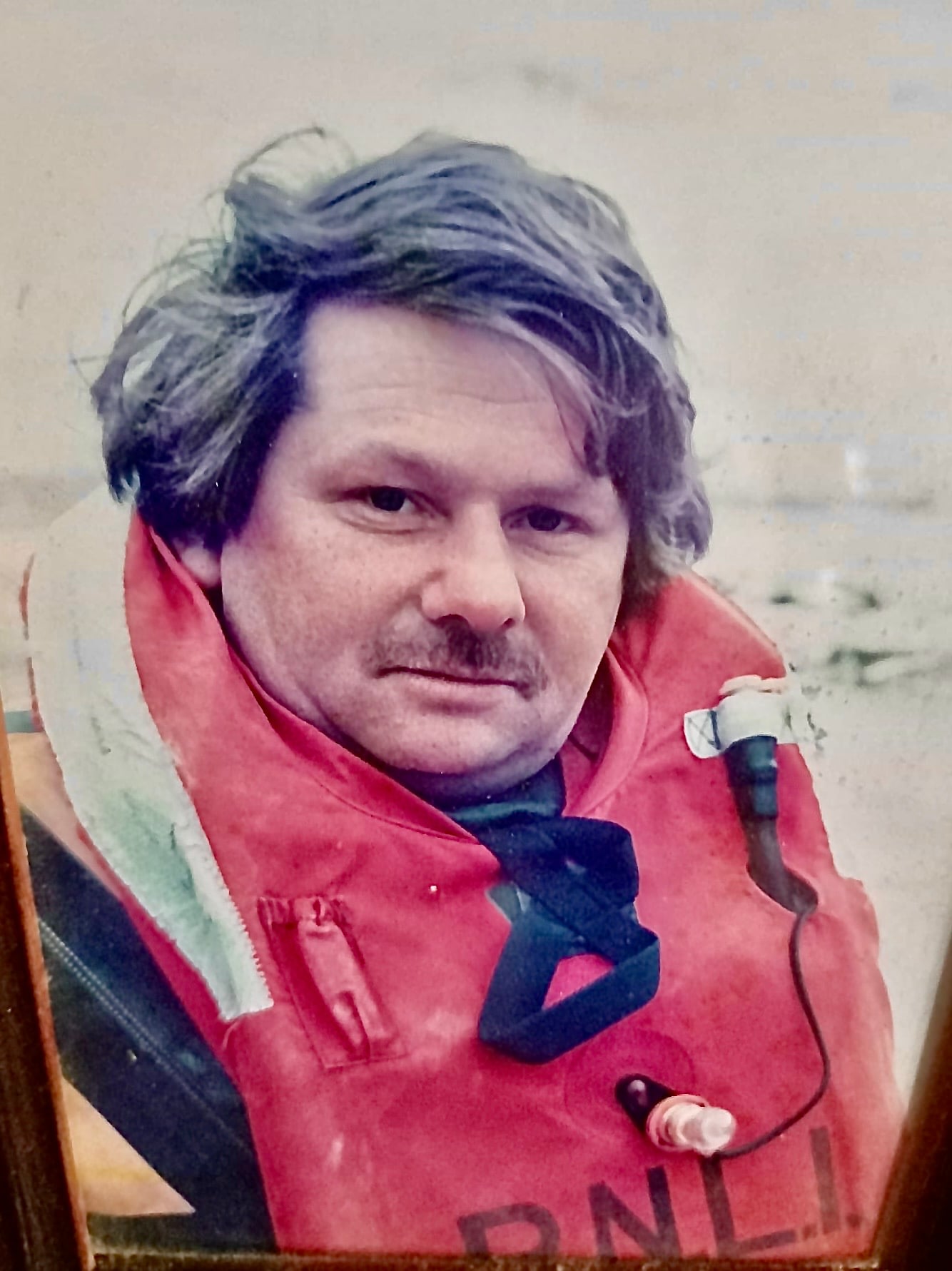 David Freeman in Lifejacket and drysuit 
