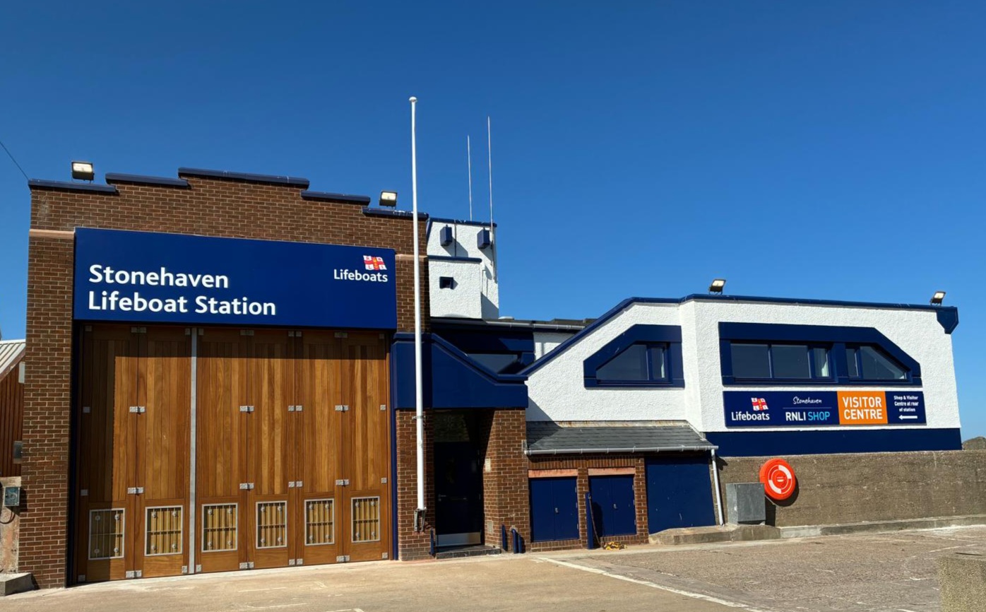 Image of the outside of Stonehaven RNLI station