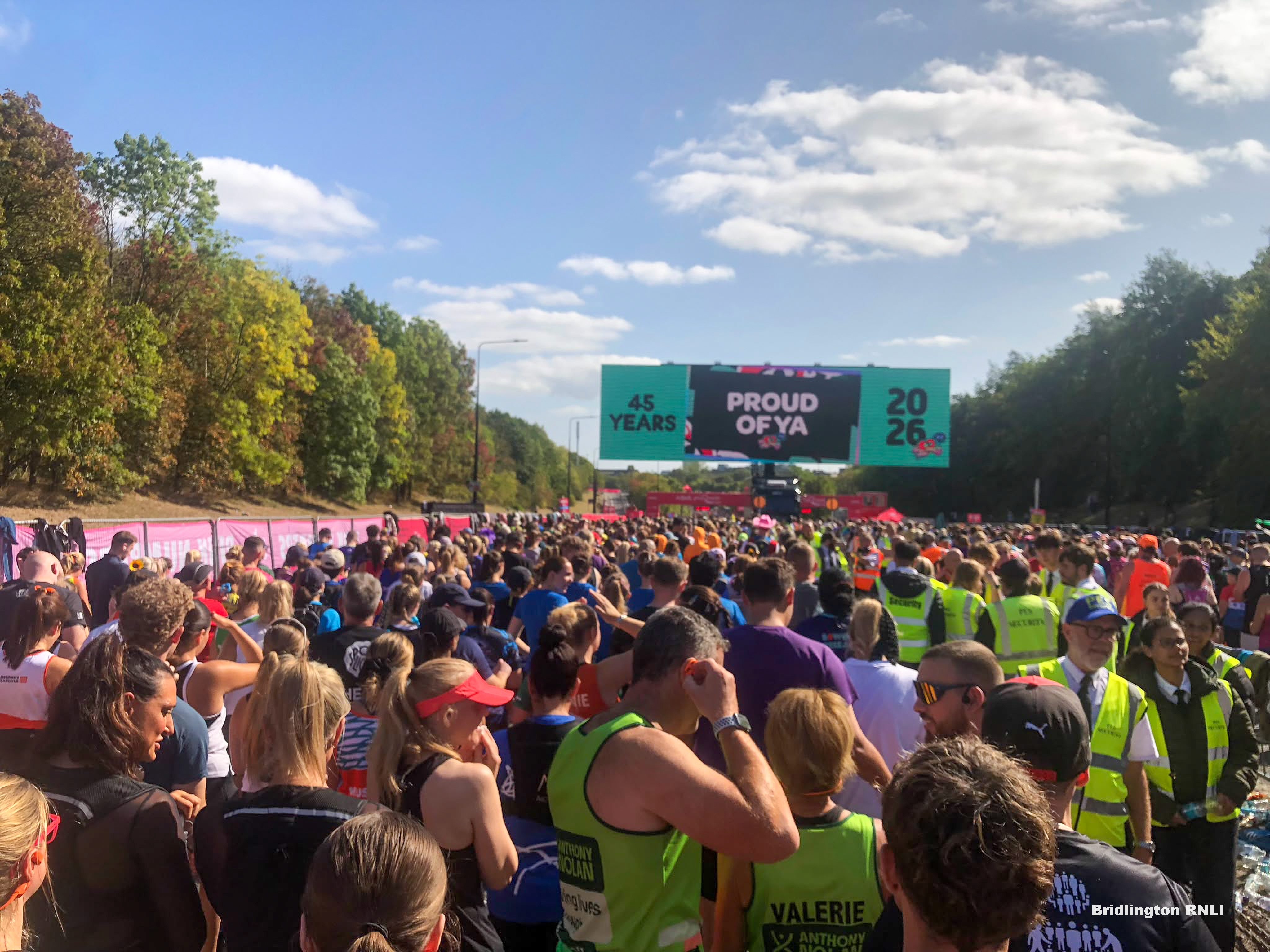Start line of the 2026 Great North Run