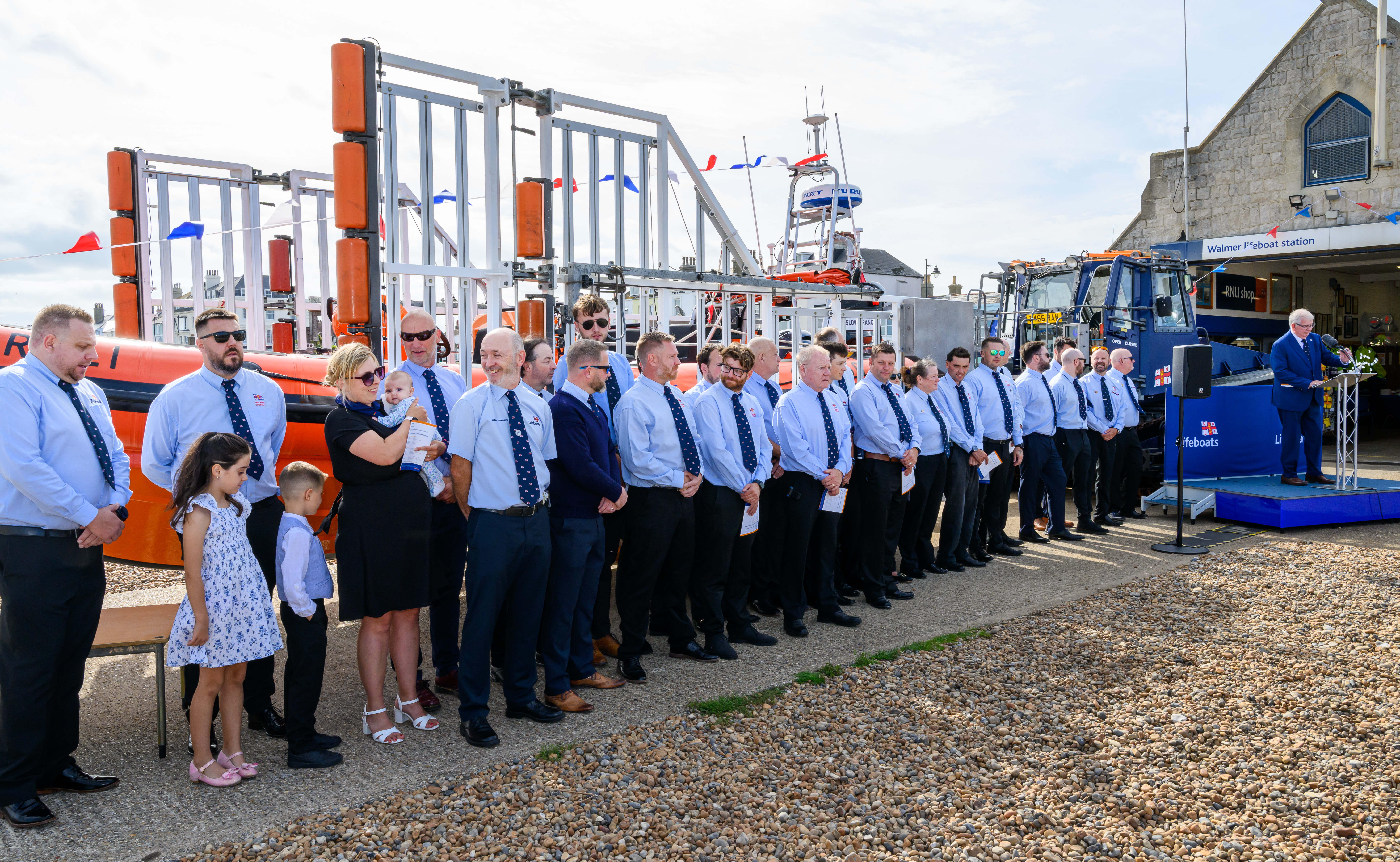 Walmer lifeboat volunteers.