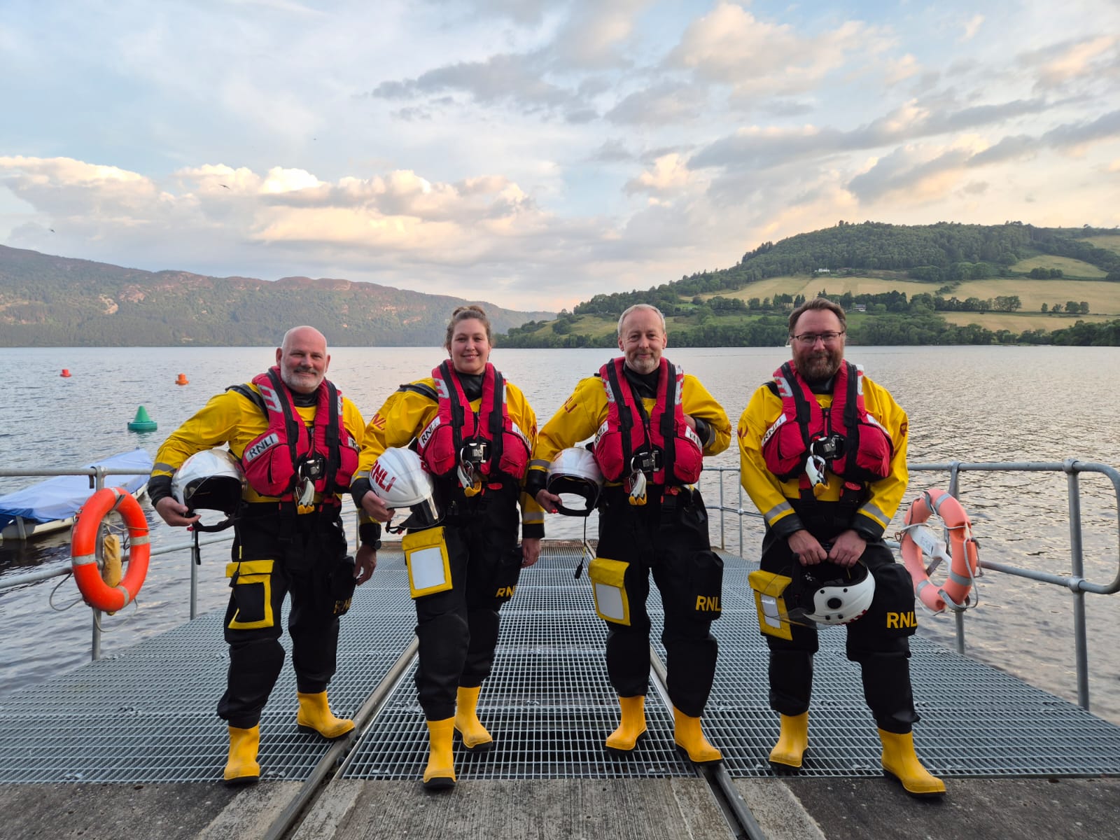 John Bull, Rachel Nixseaman, Craig Turner and Graham Hughes