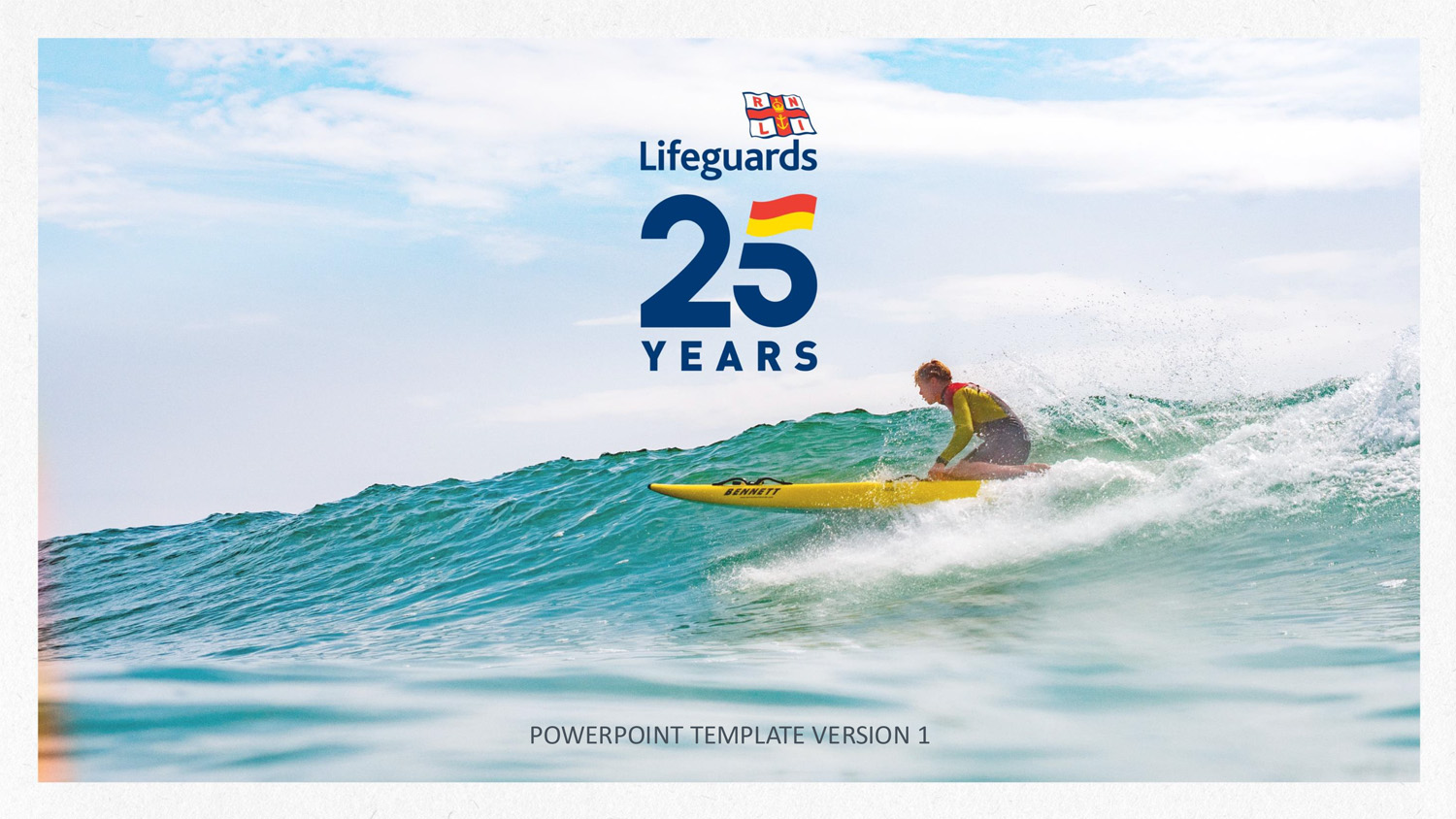 Lifeguard 25 presentation template.
