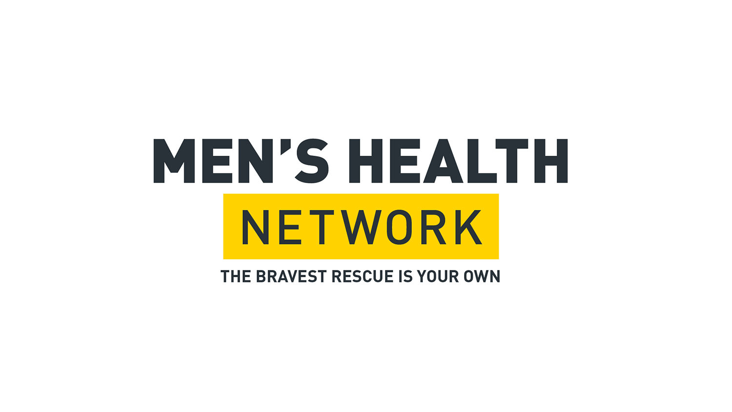 RNLI Men's Health Network logo and text: 'The bravest rescue is your own.'