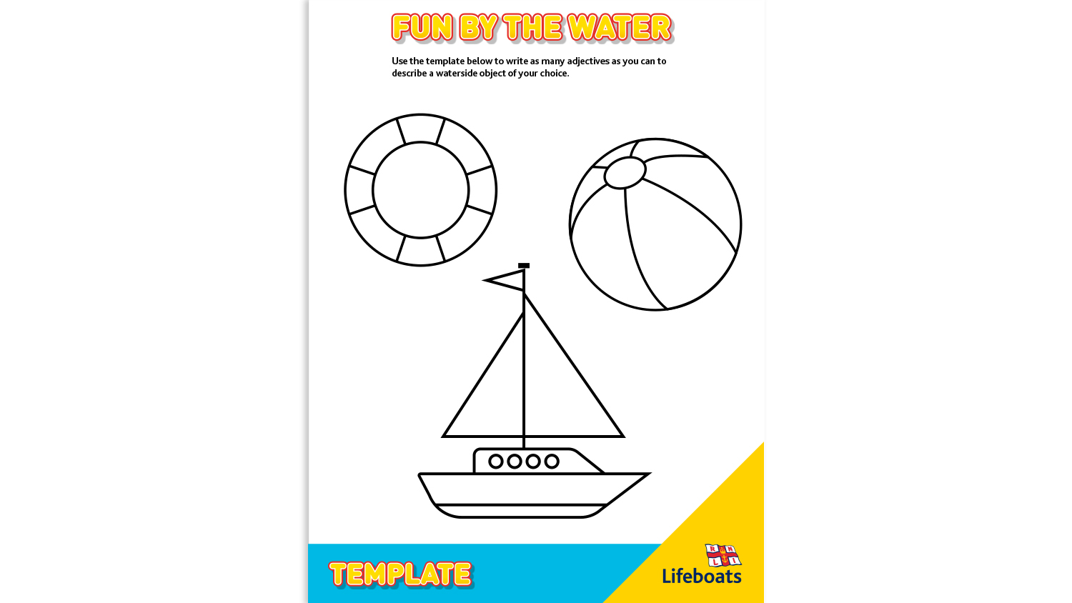 Fun by the water worksheet.