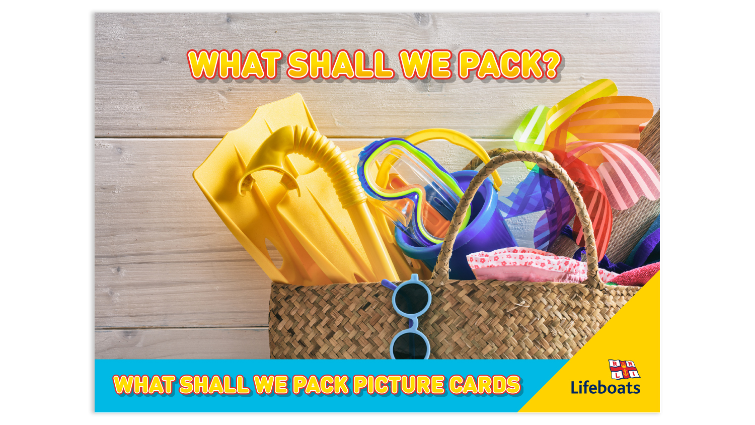 What shall we pack picture cards.