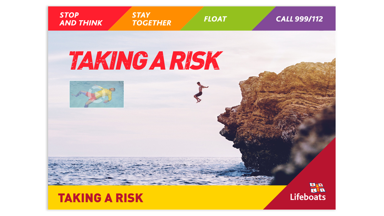 Taking a risk slides.
