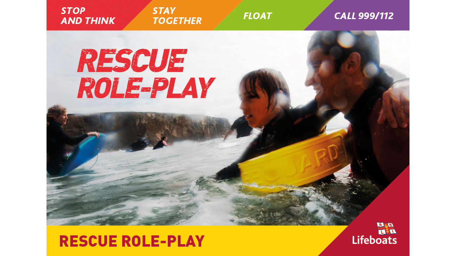 RNLI Rescue Role Play activity slides