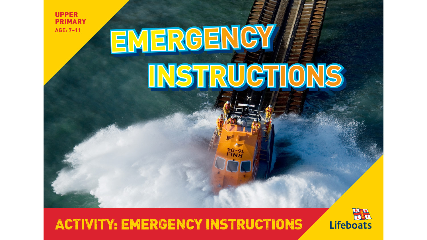 RNLI Emergency Instructions activity slides