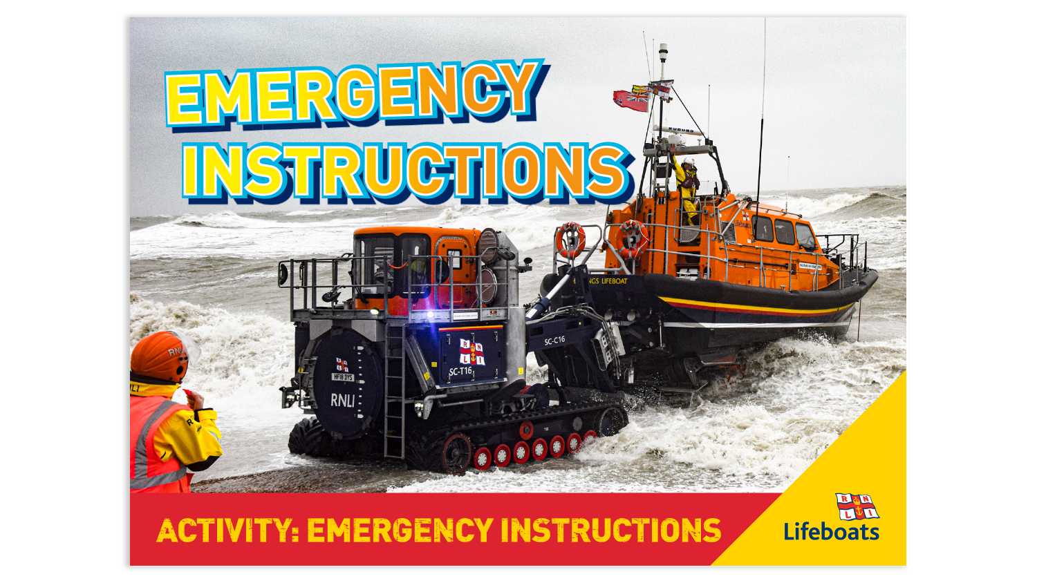 Emergency instructions.
