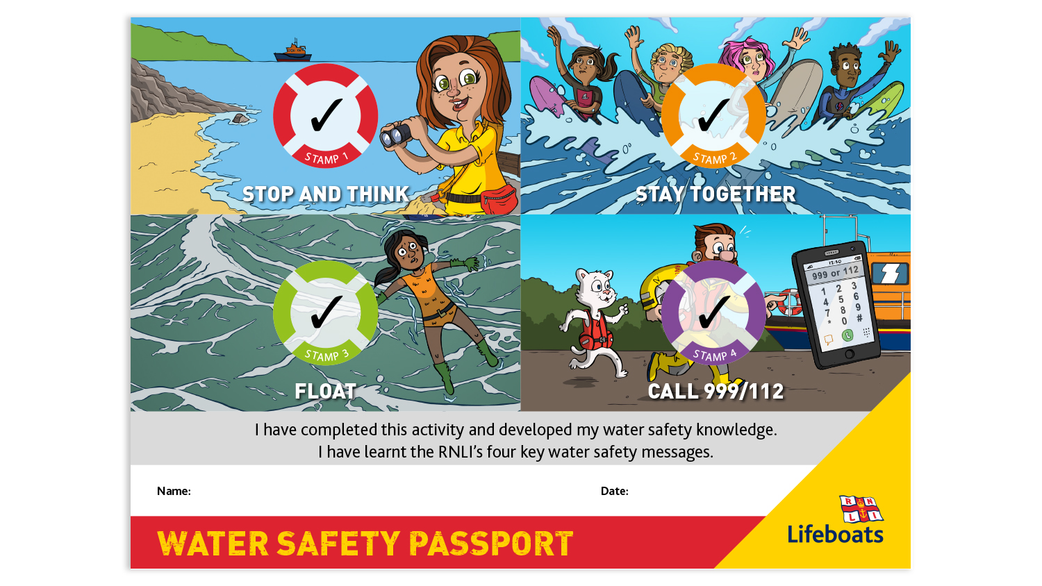 Water Safety Passport.