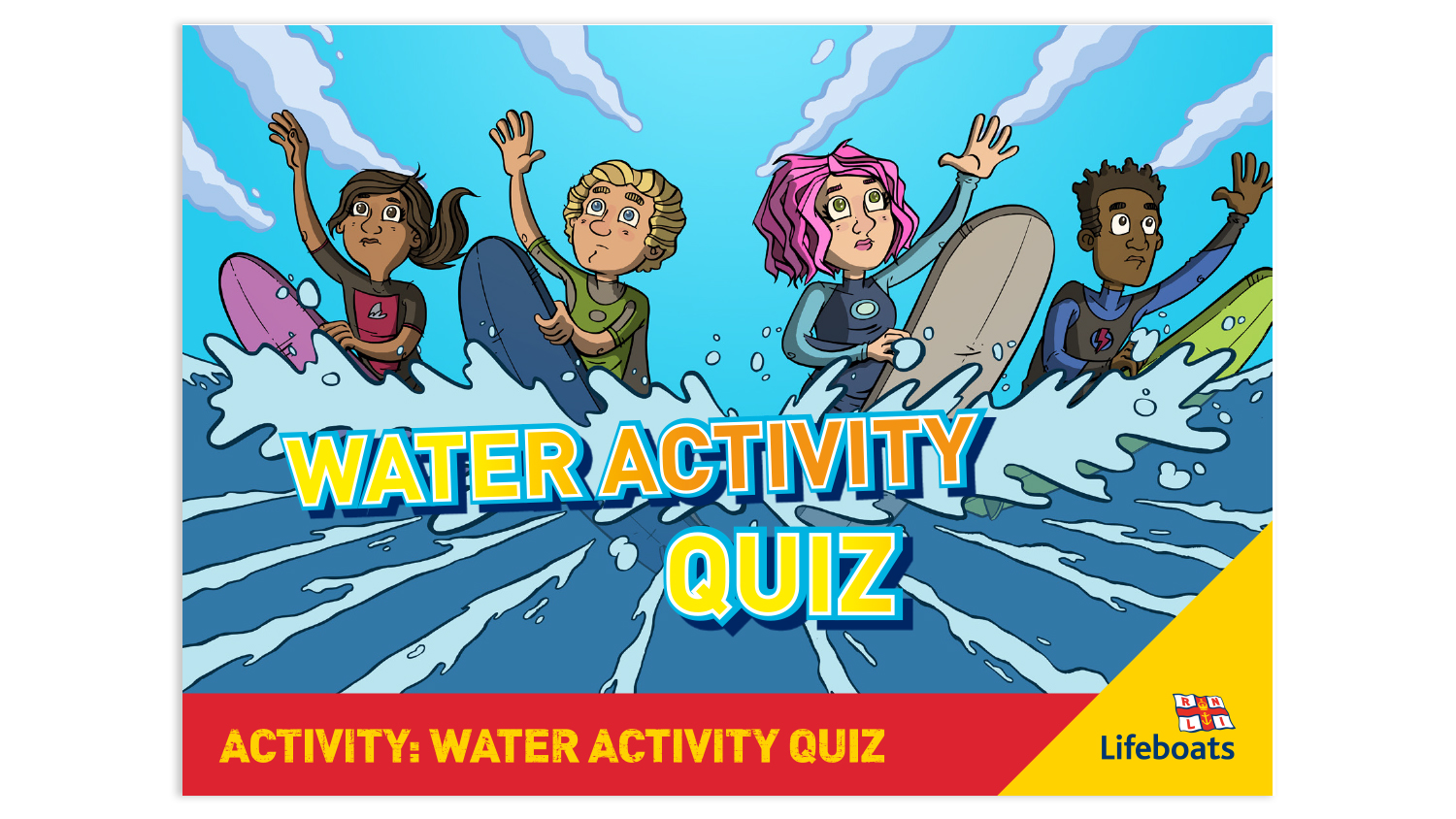 Water activity quiz slides.
