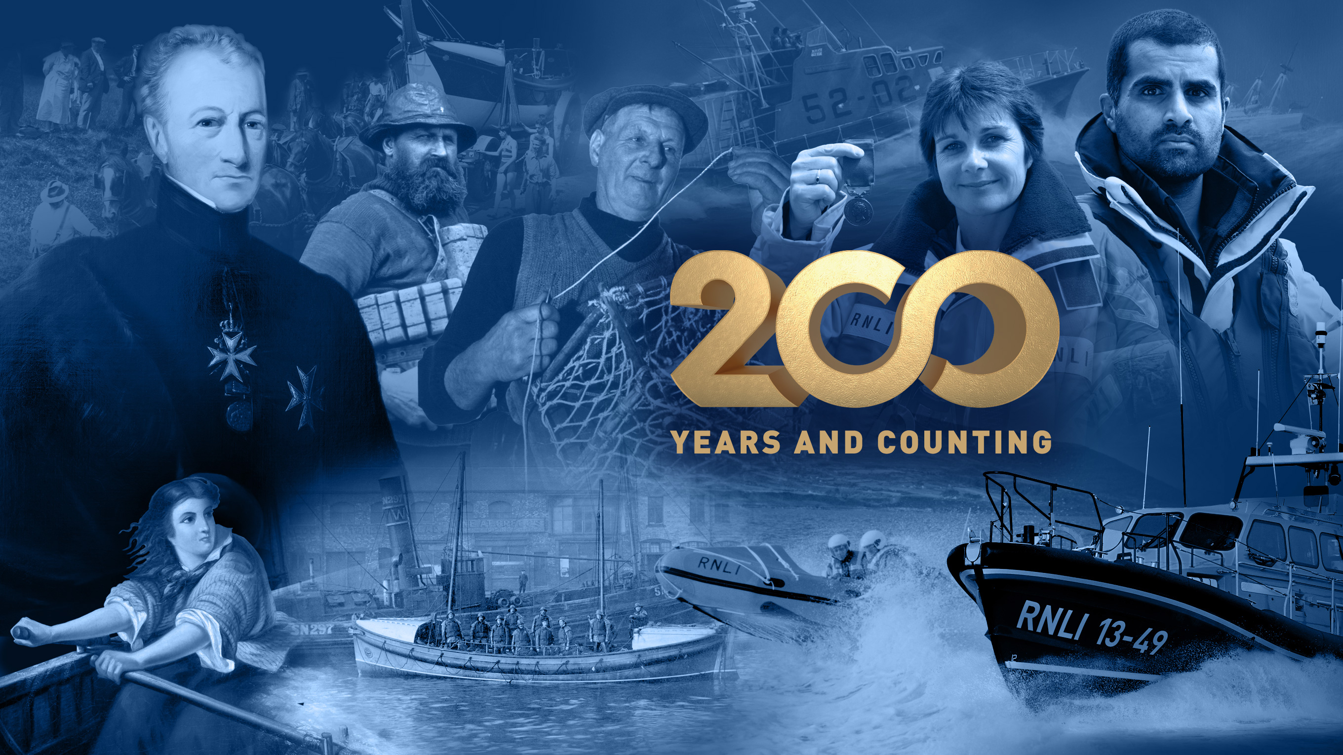 RNLI interactive timeline