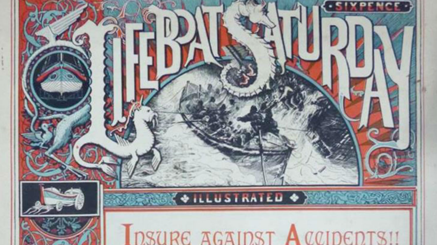 A programme from an 1893 edition of Lifeboat Saturday Illustrated – a publication sold as part of Lifeboat Saturdays