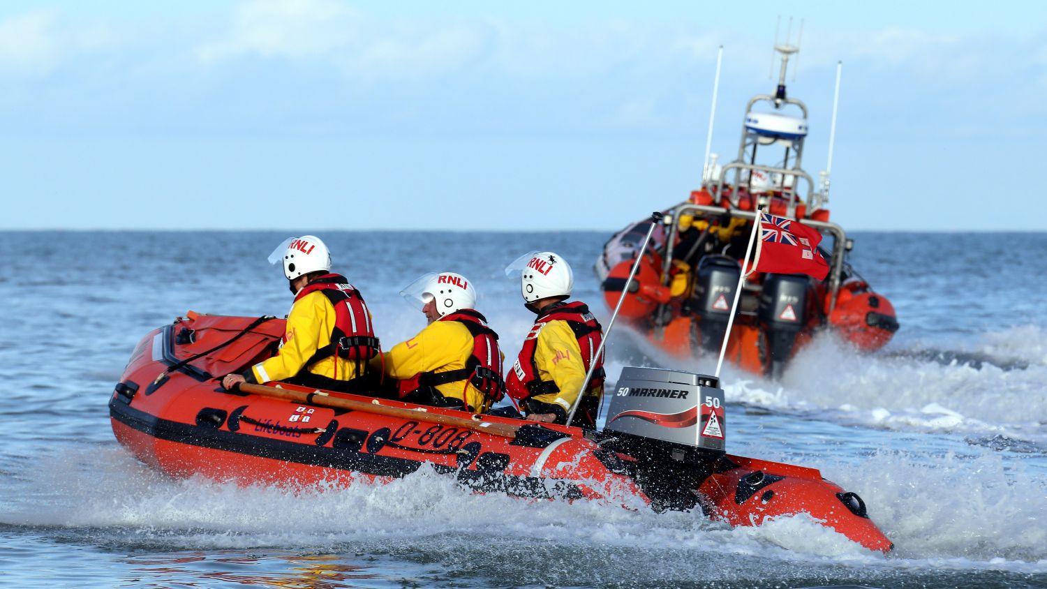D class lifeboat Susan Scott at sea