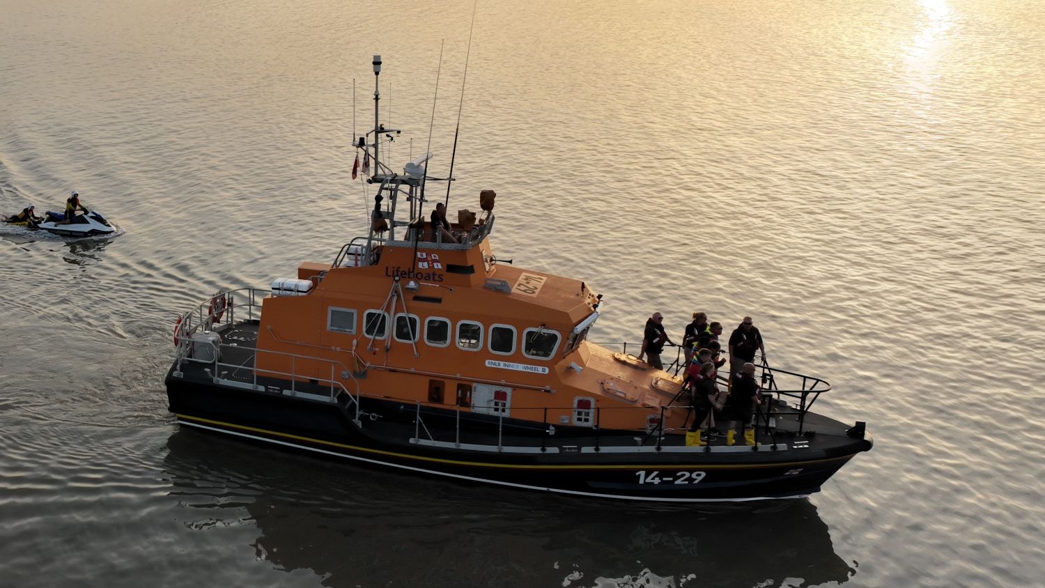 Barry Dock Trent class Inner Wheel II at sunset