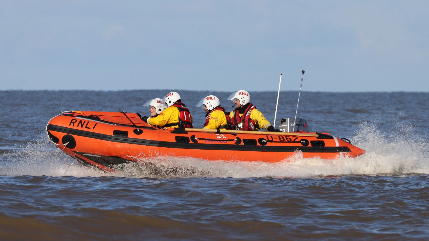 D class lifeboat Phyliss Rowan at sea