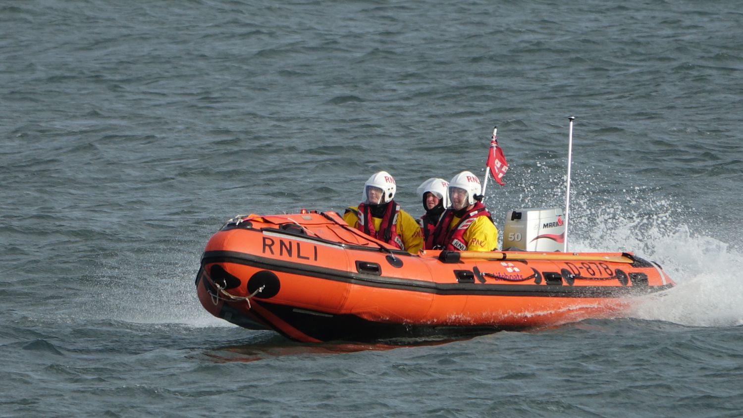 Sally Forth D class lifeboat on exercise