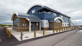 landscape photo of Burryport lifeboat station