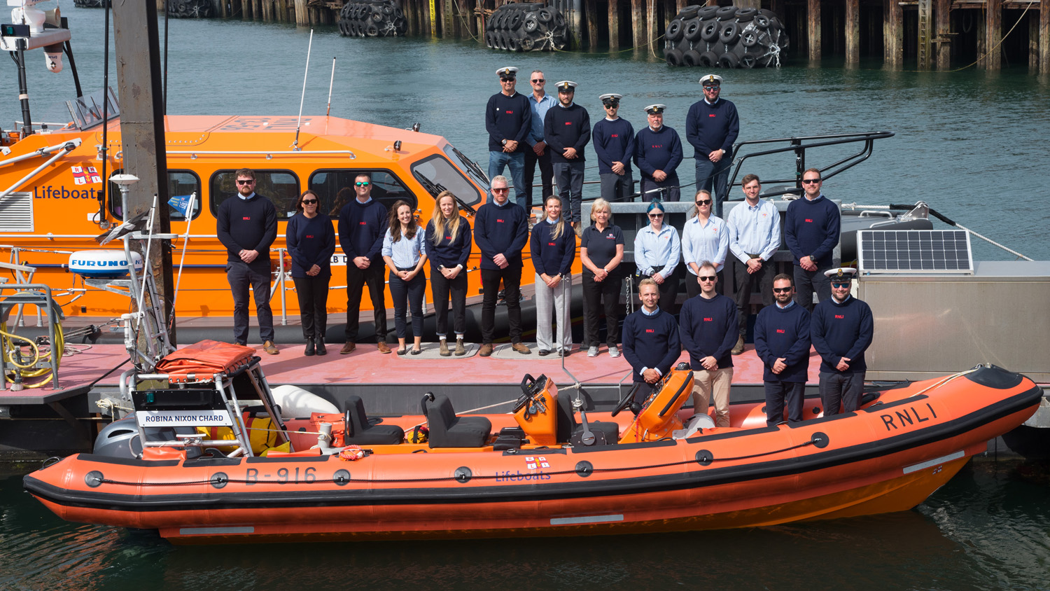 Falmouth Lifeboat crew 2025