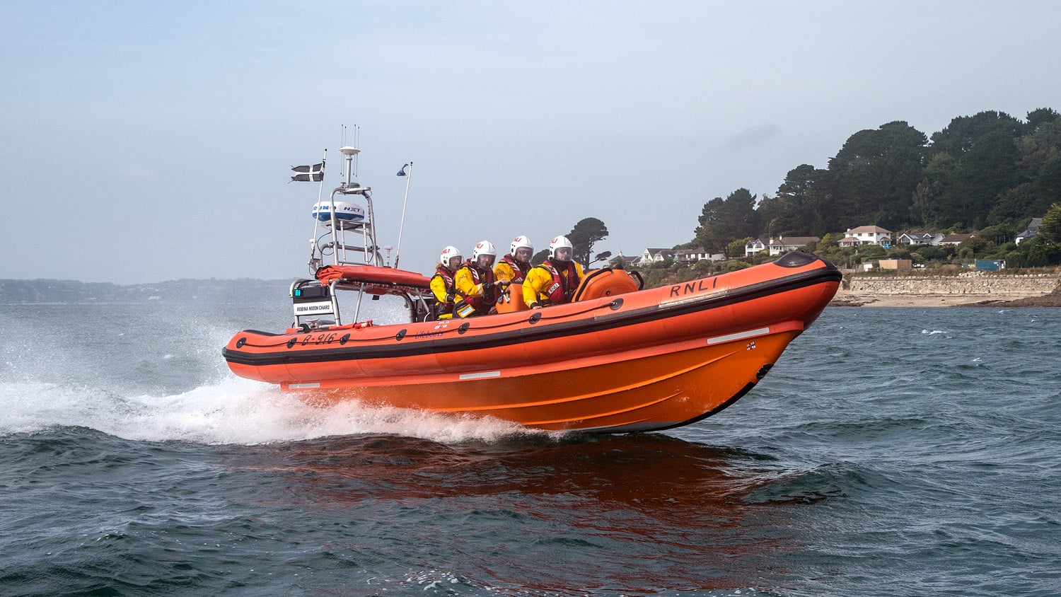 Falmouth's Atlantic 85 B-class lifeboat Robina Nixon Chard
