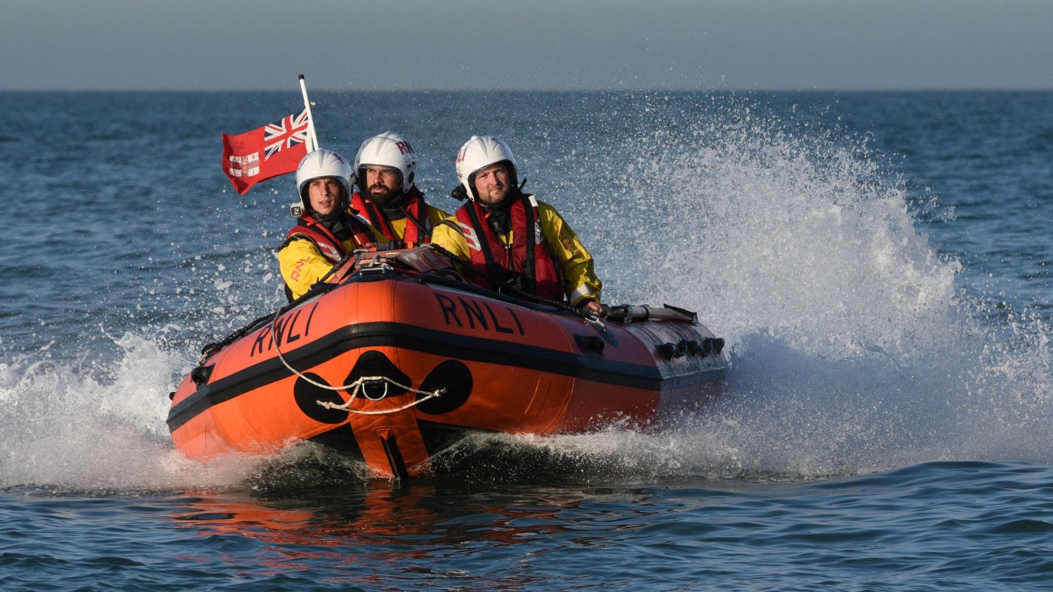 Walmer D-class inshore lifeboat Duggie Rodbard II D-794 at sea 
