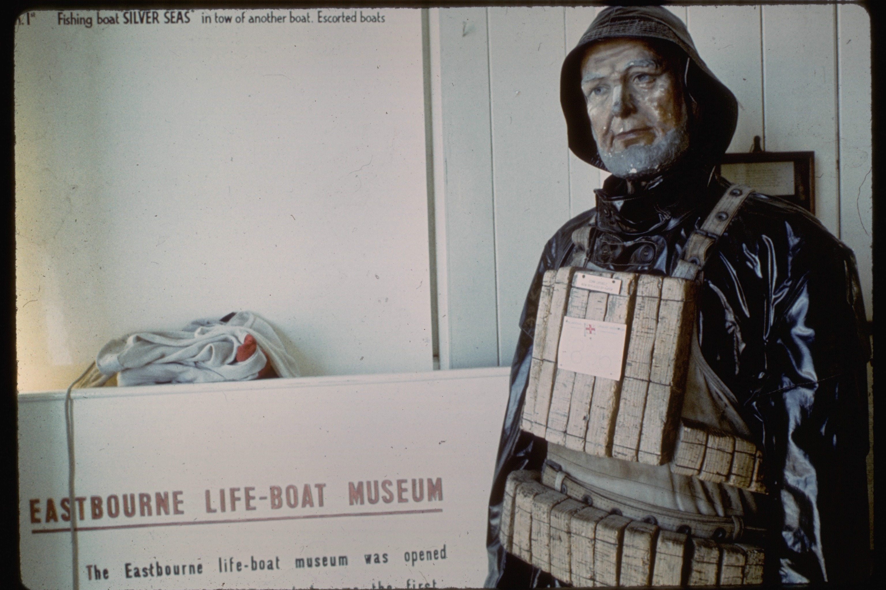 Inside the Eastbourne RNLI Lifeboat Museum in East Sussex