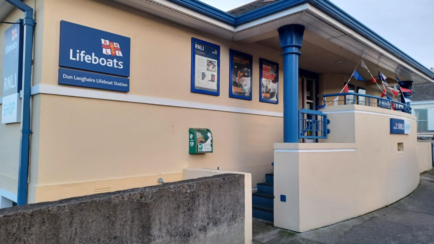 The exterior of the RNLI Shop in Dun Laoghaire