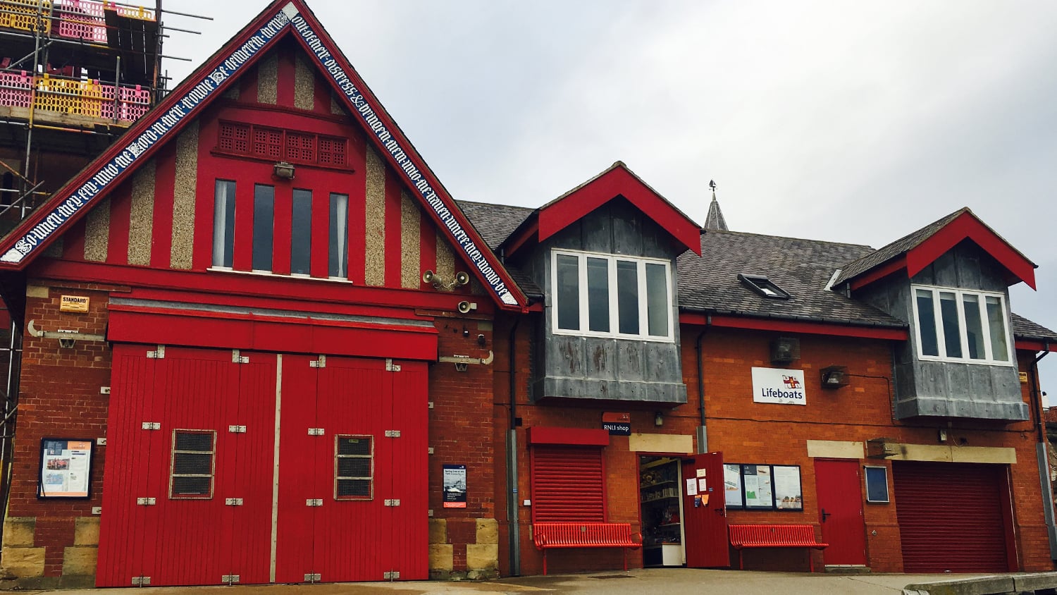 Exterior shot of Cullercoats RNLI Shop
