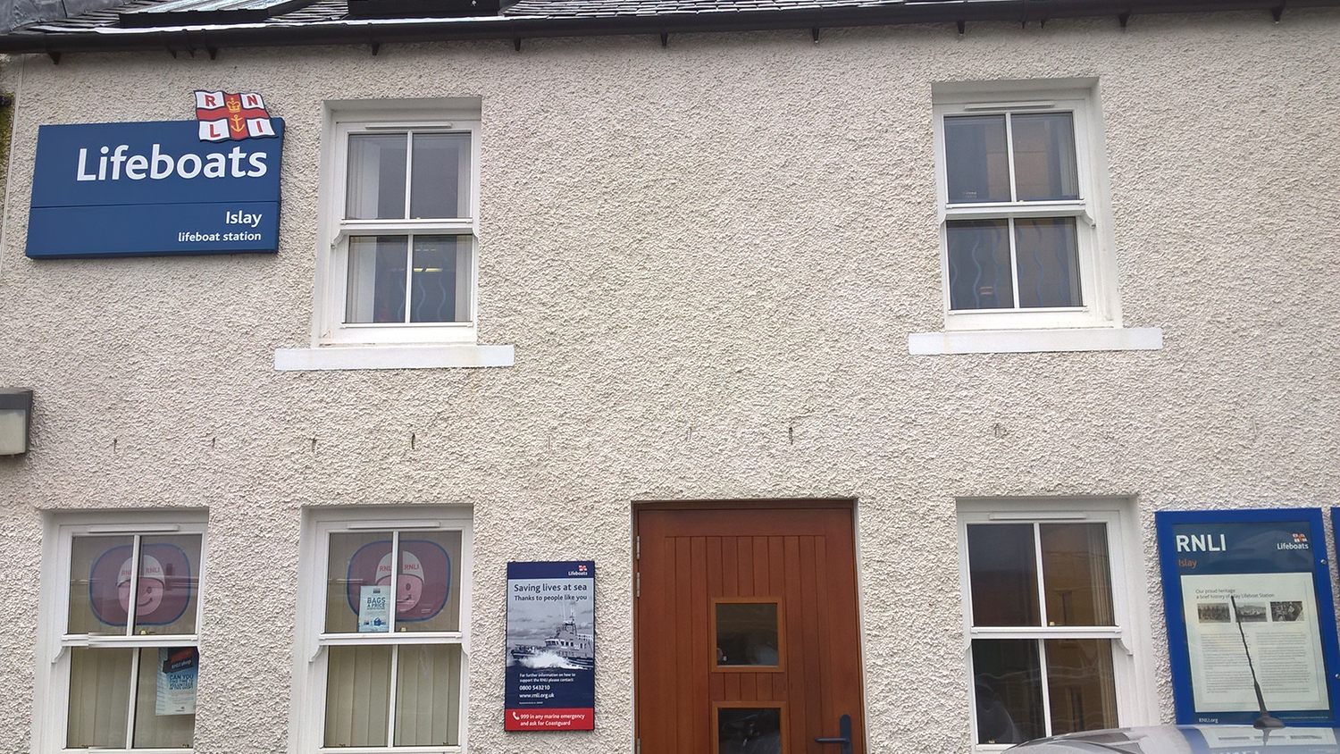Exterior shot of Islay RNLI Shop