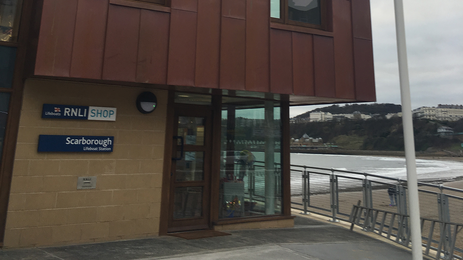 Exterior shot of Scarborough RNLI Shop