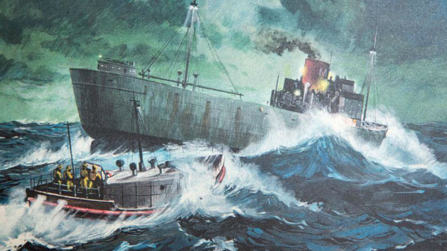 Painting of the Nafsiporos rescue