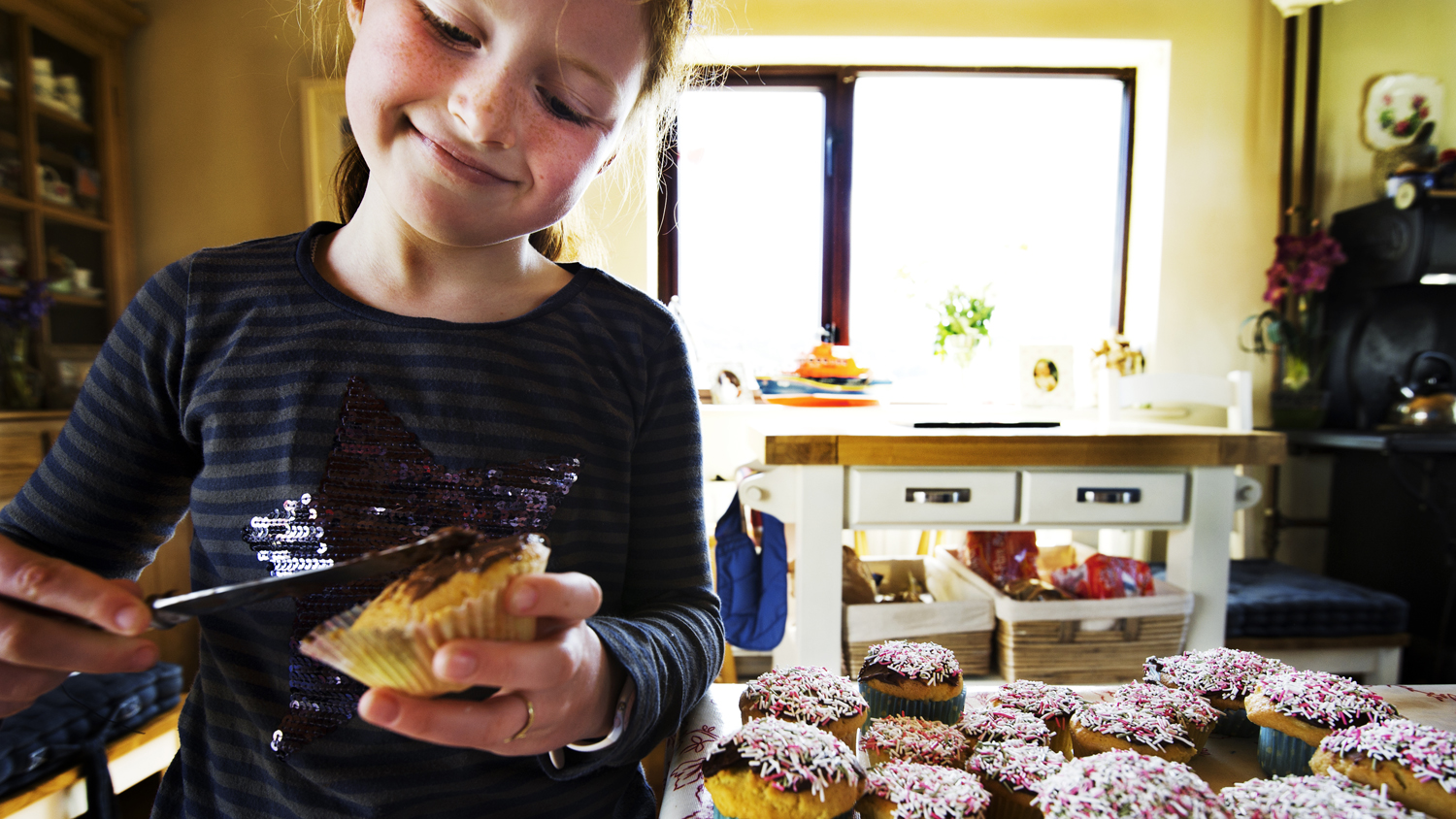 Sponsor a runner or hold a cake sale