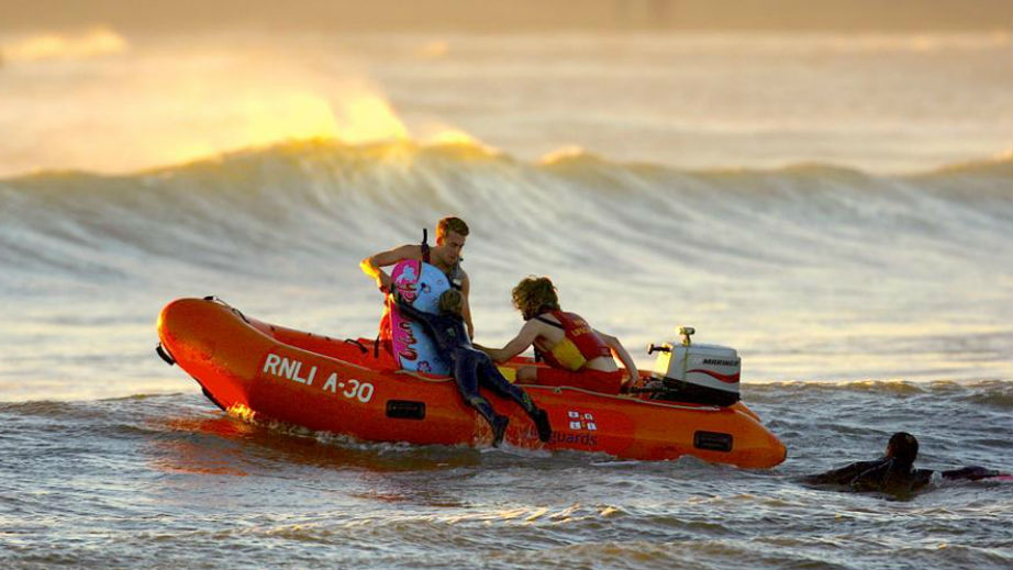 Bantham: The family dragged out to sea