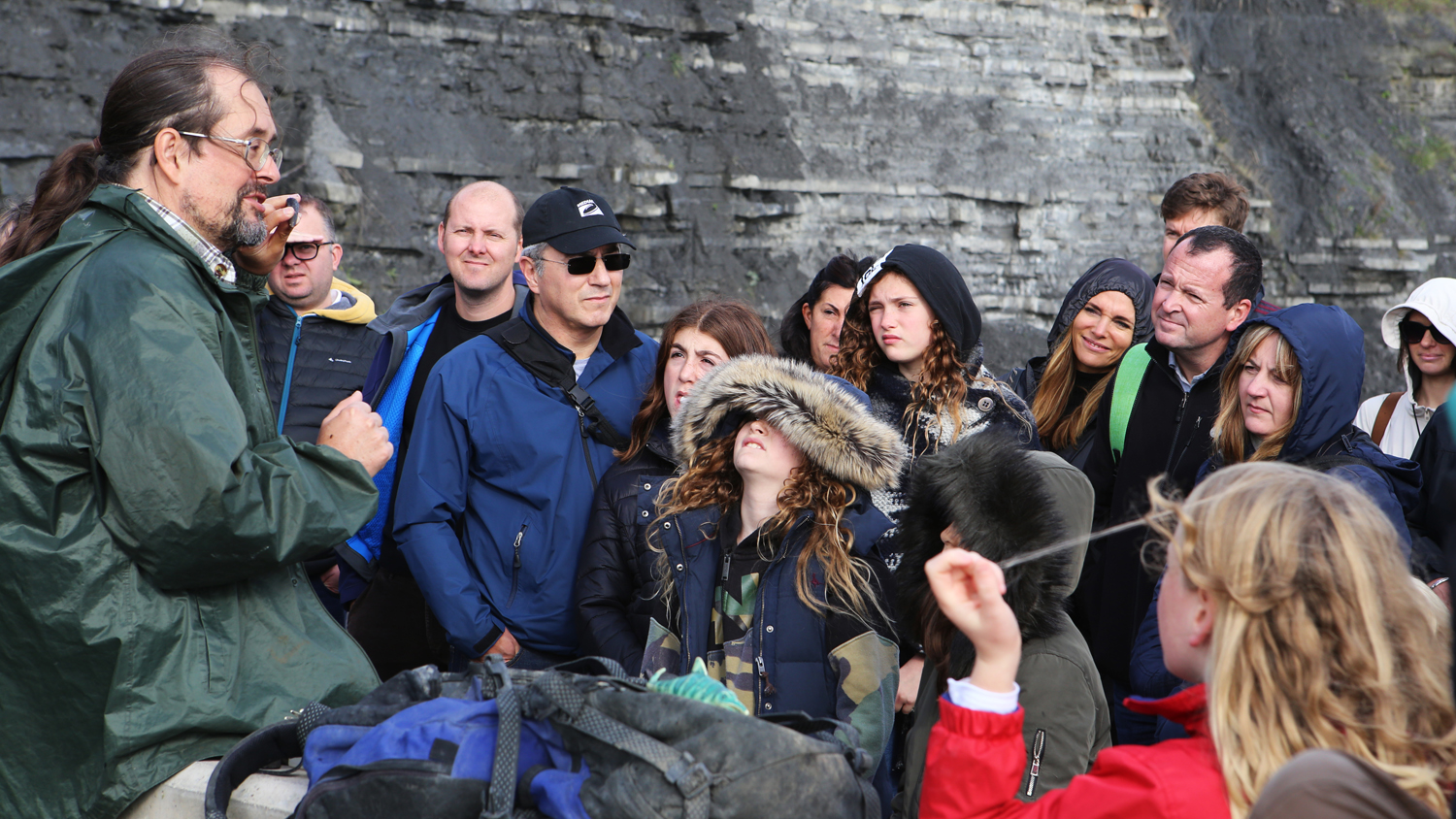 ​A fossil walk with marine biologist Chris Andrew