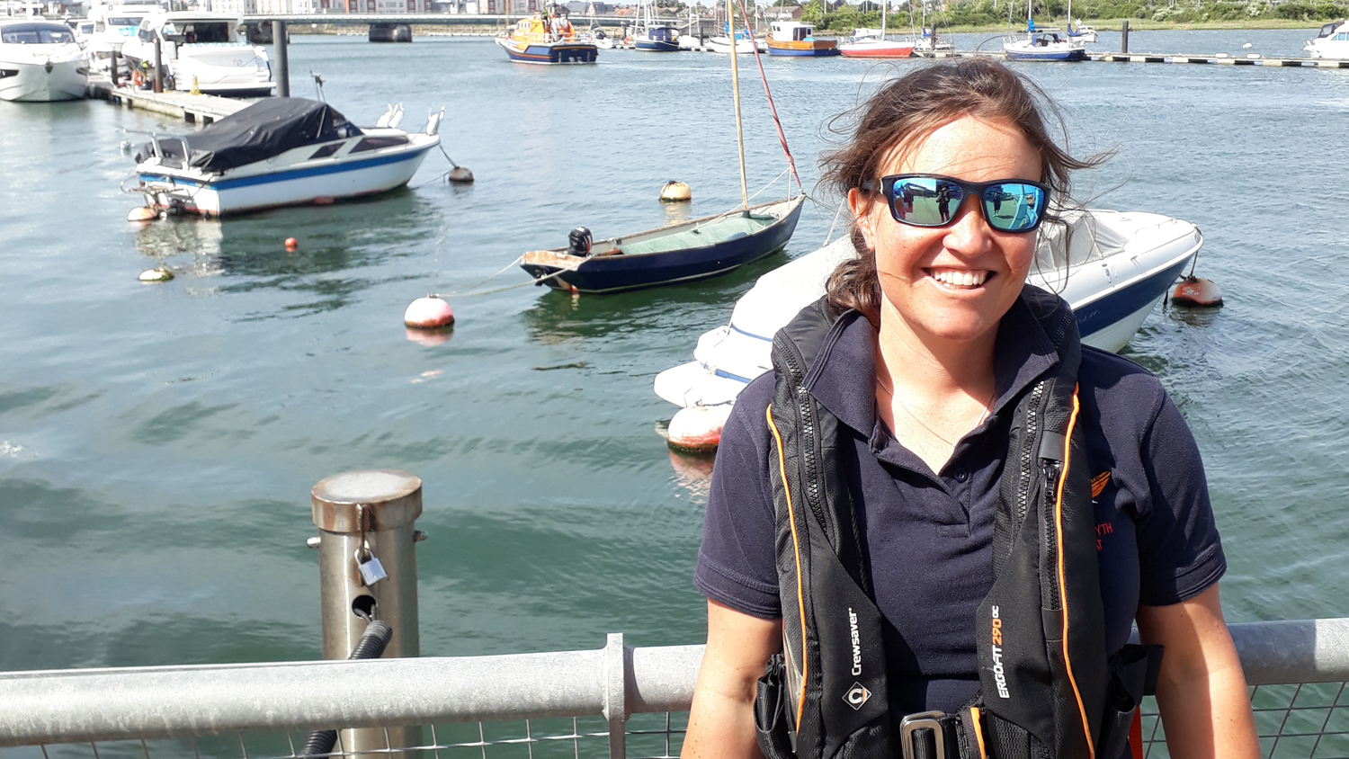 RNLI Lifeboat Trainer Gemma Gill