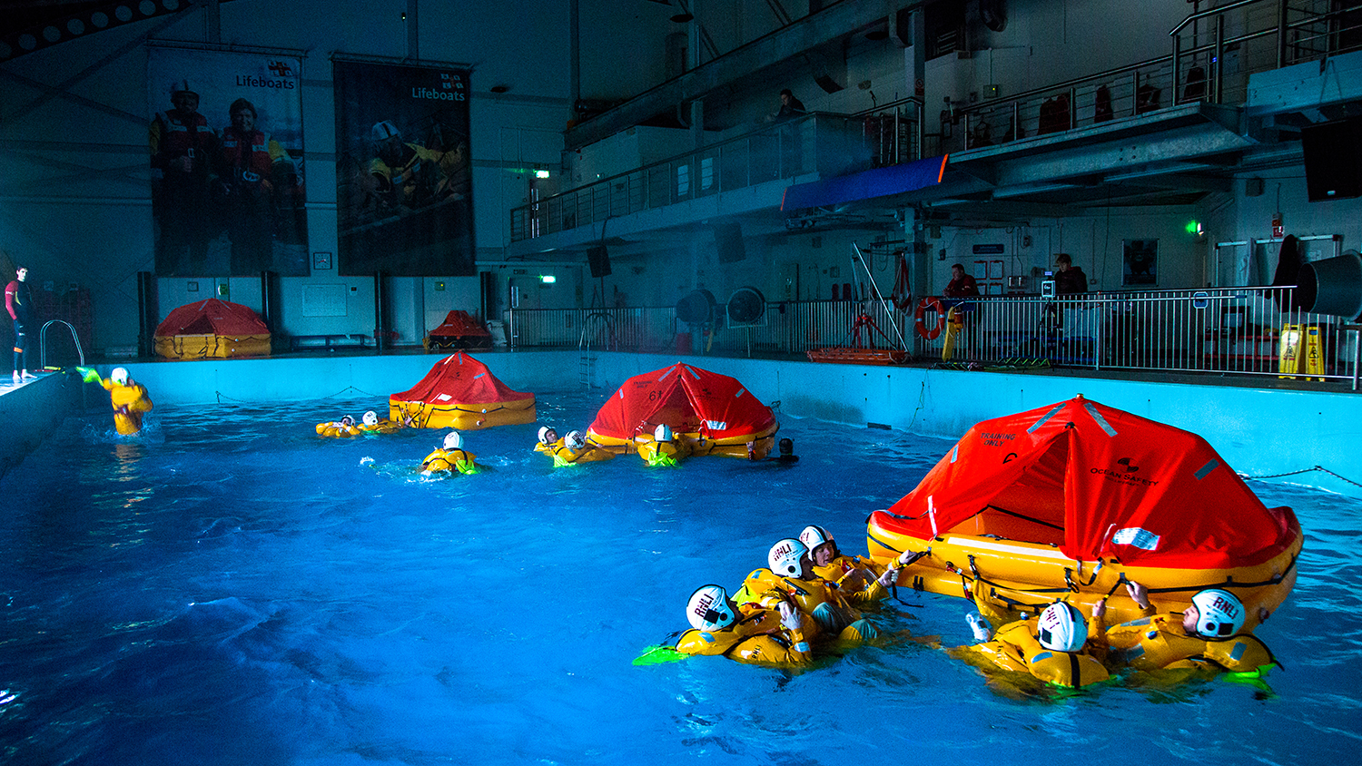 The RNLI College's Sea Survival Pool