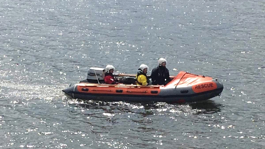 Former D class Lord Kitchener, now serving as a safety boat for Red Seal Rescue
