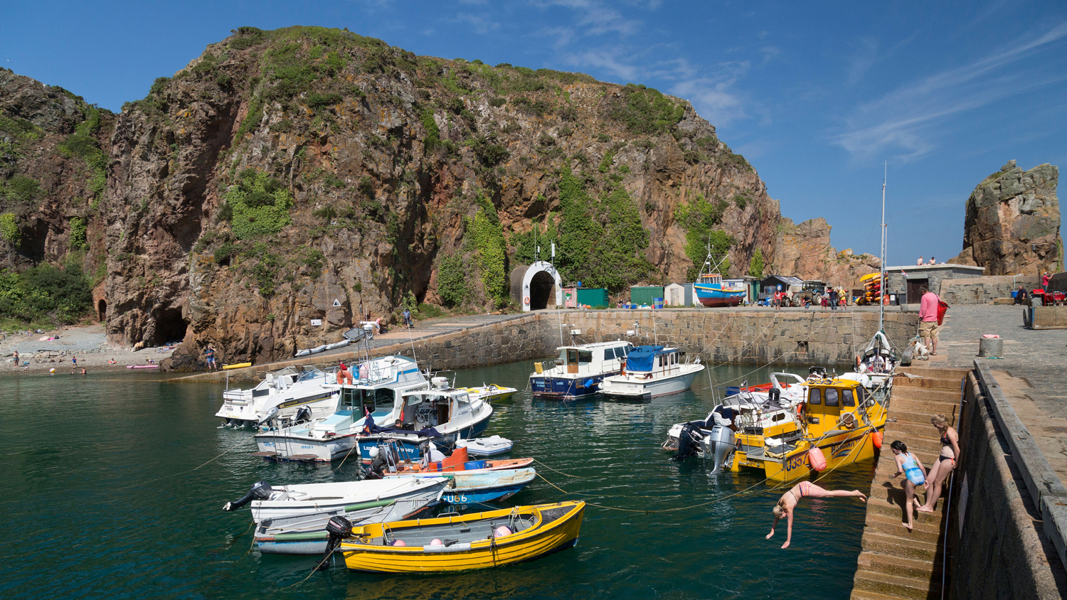 Creux Harbour in Sark
