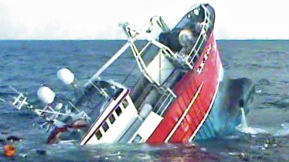 'She went quick': Lerwick trawlermen jump for their lives.